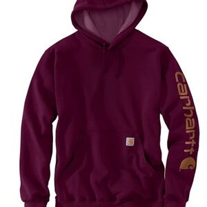 Carhartt Men's Burgundy Hoodie